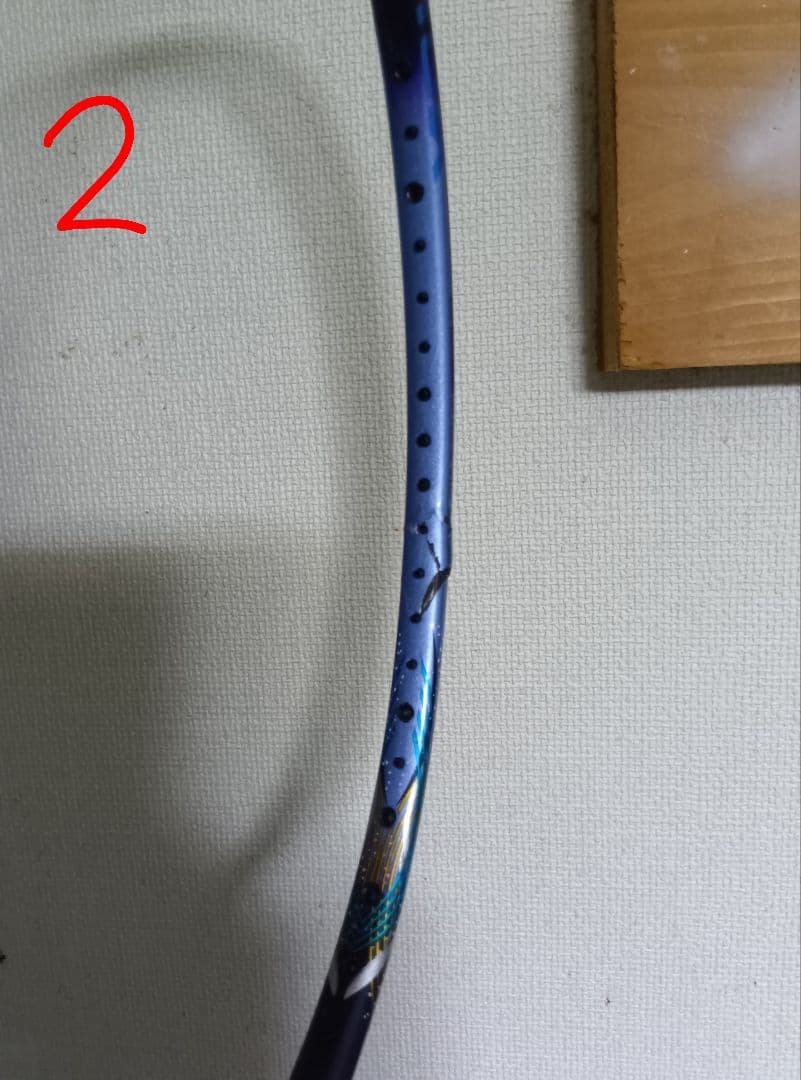 バドミントンラケット ジャンク4本セット Astrox77等 部品取り 修理