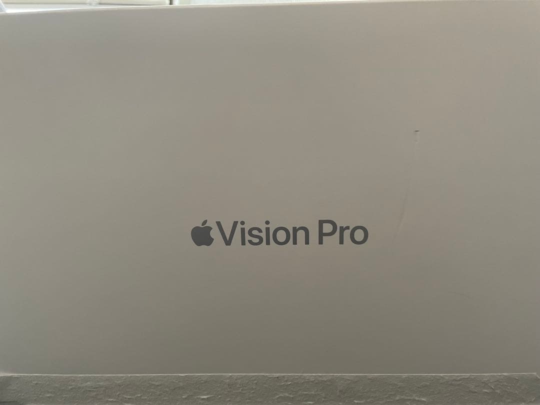 たい　Apple Vision Pro 空箱　説明書　保護材付き