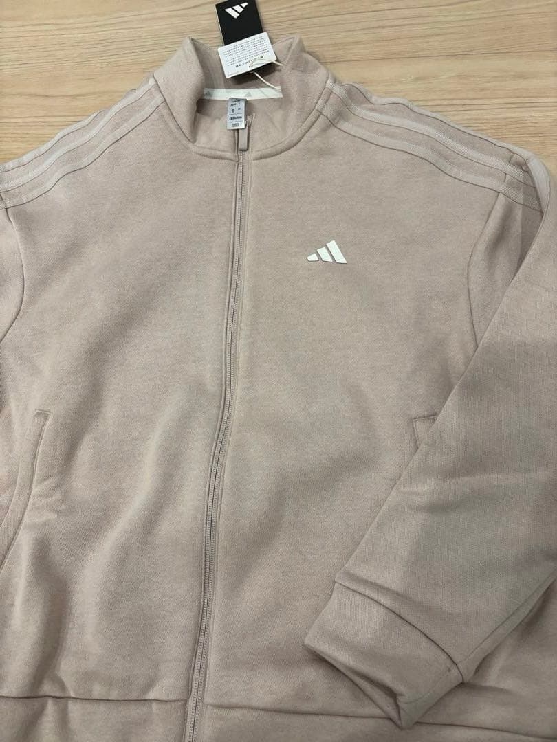 新品アディダス ゴルフ セットアップ ジャケット＆スカート Lサイズくすみピンク