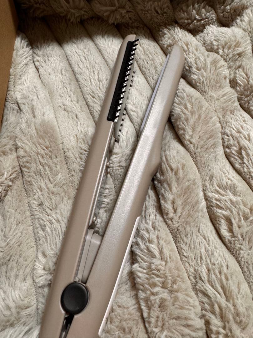 ままくま様　ヤーマン 超音波ヘアアイロン シャインプロHC21 グレージュ