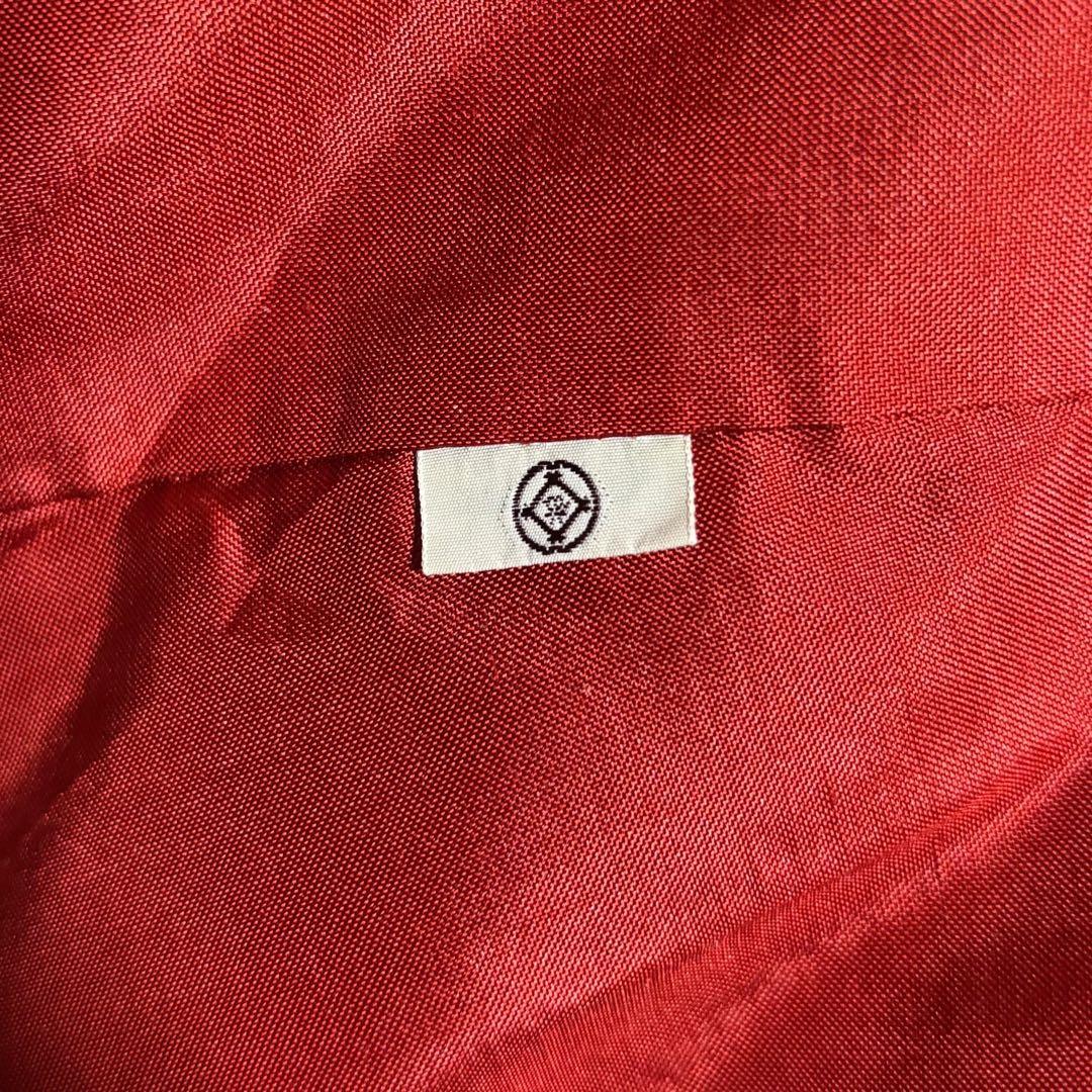 正絹 紬　信州紬風・ぜんまい紬風　幾何学文様 創作紬　フルセット　専門店