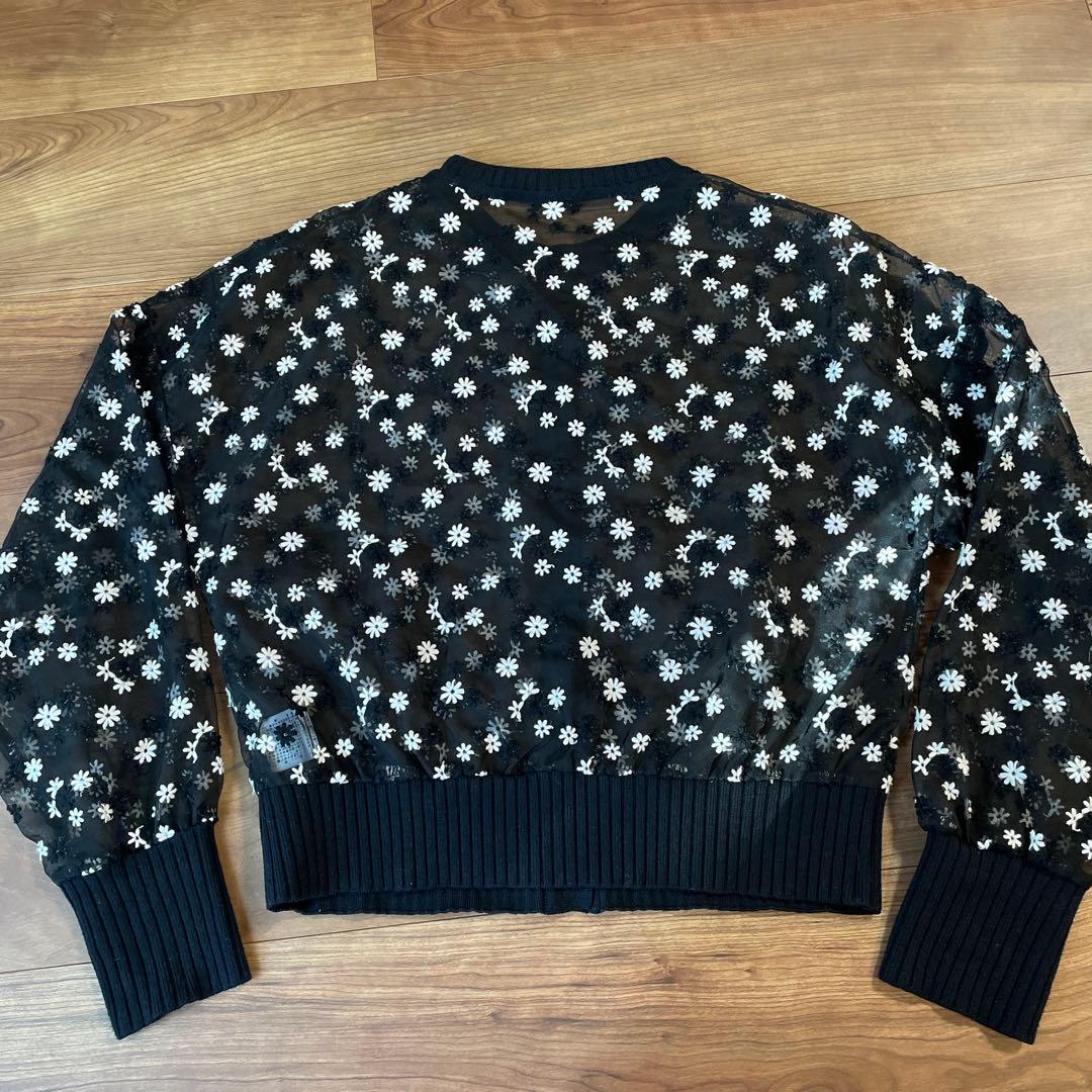 trefle+1 マーガレットカーディガン　黒