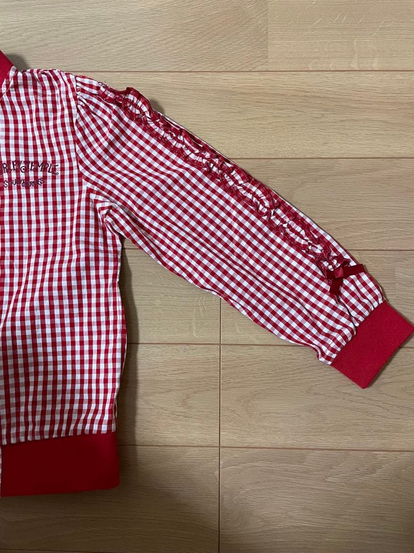 シャーリーテンプル いちご　ジャケット＆スカート セットアップ　130