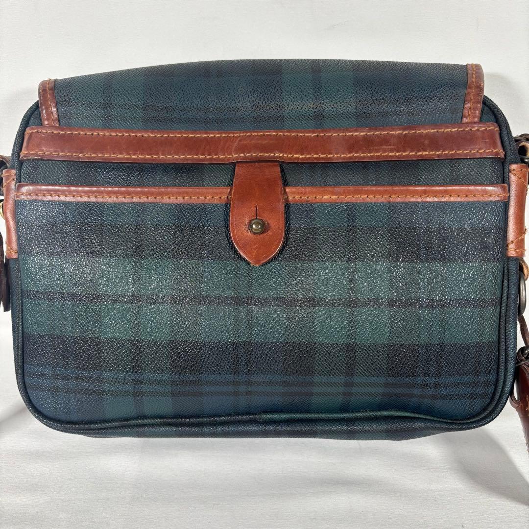 ポロラルフローレン メッセンジャーバッグ 斜め掛け ブラックウォッチ チェック