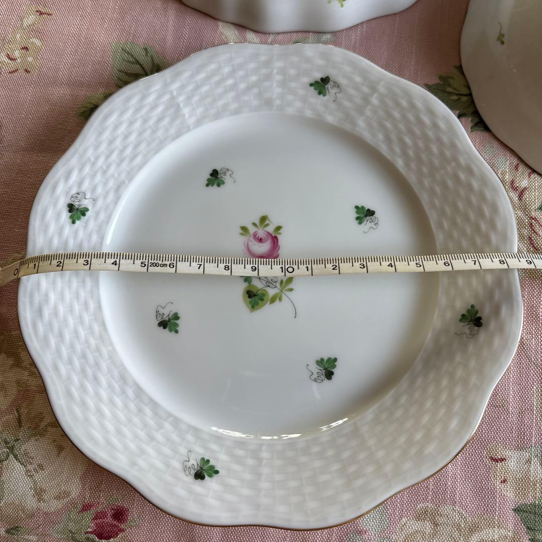 ヘレンド　ウィーンの薔薇/ エリザベートの薔薇 プレート3種