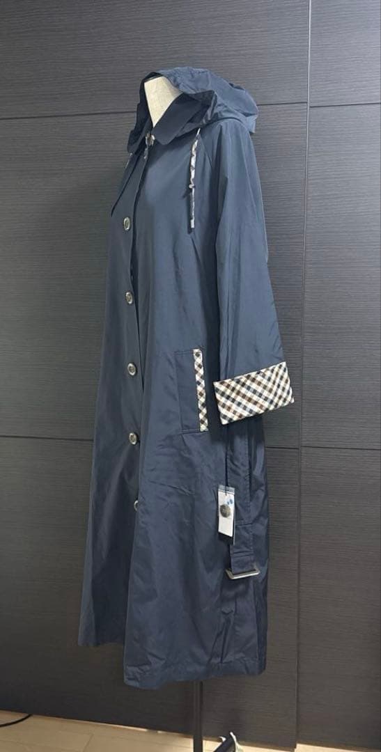 値下げ　新品未使用　アクアスキュータム トレンチデザイン レインコート