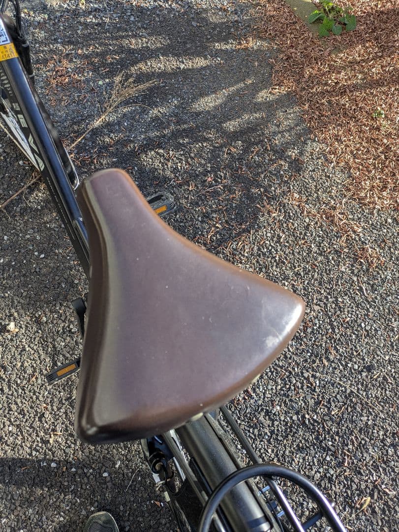 【直接引取限定】電動アシスト自転車　後輪タイヤ、チェーン類新品　バッテリー3つ