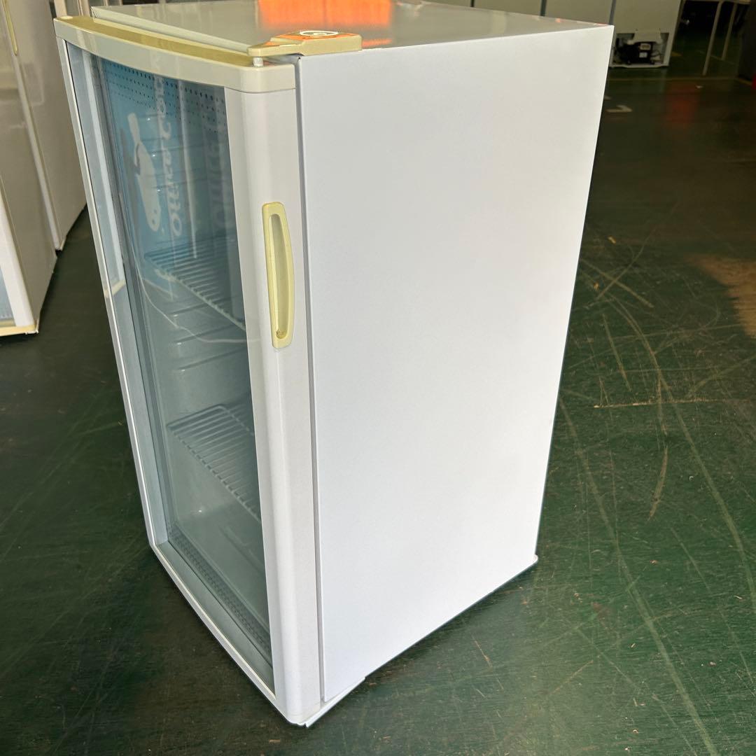 134業務用 冷蔵ショーケース オフィスコンビニ XW-105 左右開き 小型