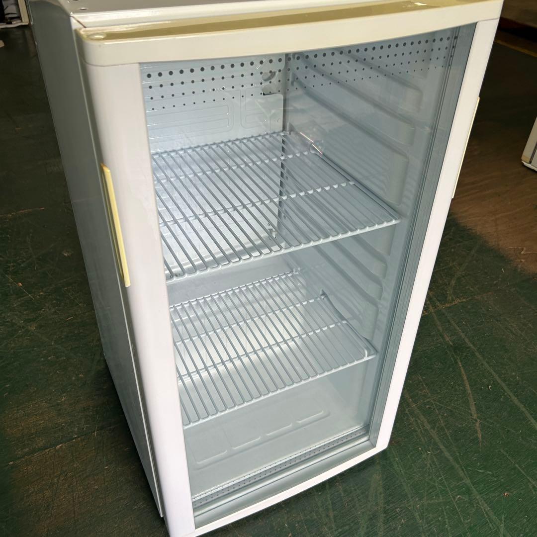 134業務用 冷蔵ショーケース オフィスコンビニ XW-105 左右開き 小型