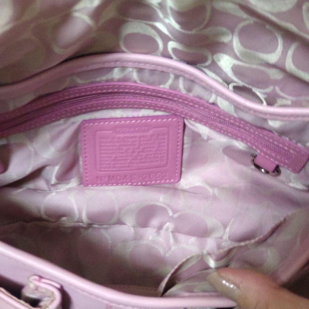 極美品 コーチ COACH SOHO pink ソーホー ワンショルダー 希少