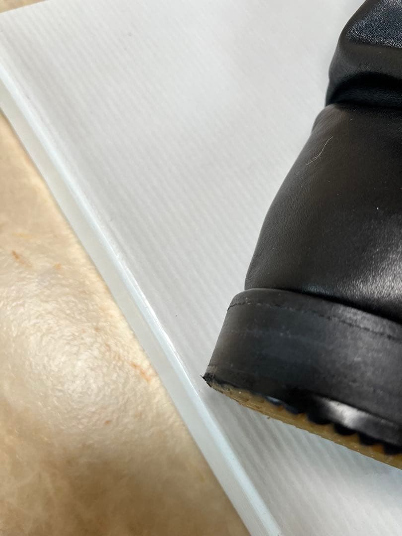 zuccaパンツブーツ　ナウシカブーツ　黒レザー 超希少❣️ハンドメイド❣️購入困難