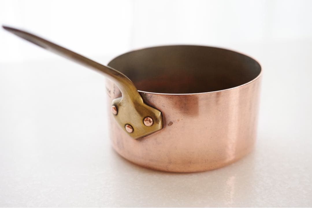 m*t様 早い者勝ち❗️mauviel ムヴィエール 約12㎝ ソースパン 銅鍋