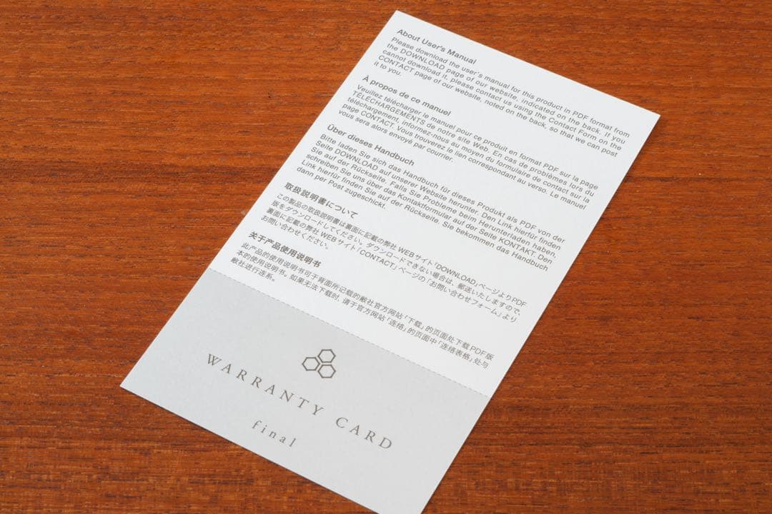 Final E5000 有線イヤホン