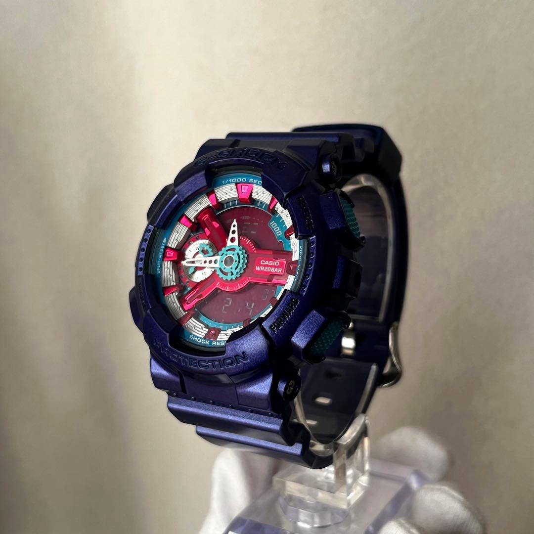 ジ*ン様 極美品 G-SHOCK GMA-S110HC パープル 希少 電池新品