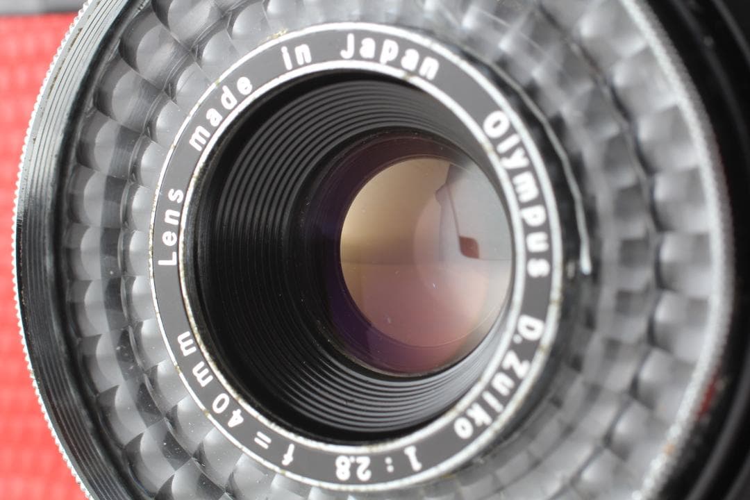 【美品　整備済】レッド　オリンパス Trip35　40mm f2.8 #1177