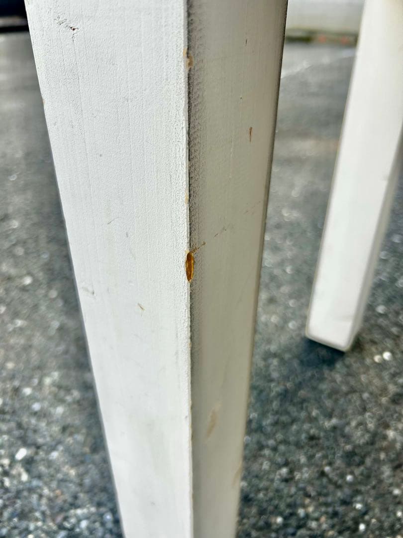 【業務用仕様】平台 テーブル ホワイト 白木 1800×600 陳列什器