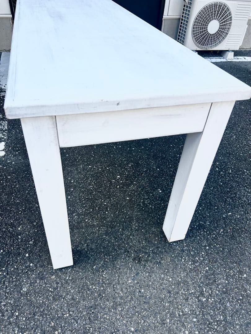 【業務用仕様】平台 テーブル ホワイト 白木 1800×600 陳列什器