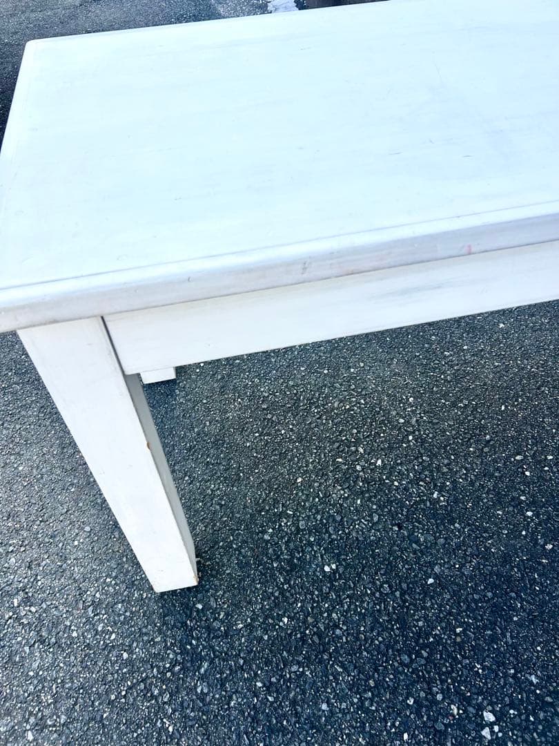 【業務用仕様】平台 テーブル ホワイト 白木 1800×600 陳列什器