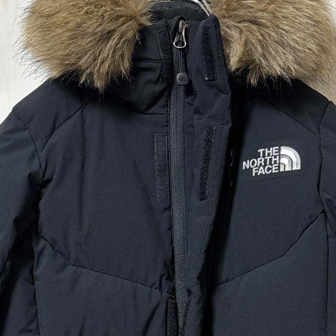 ノースフェイス ロング ダウンジャケット コート ファー ドライベント 120