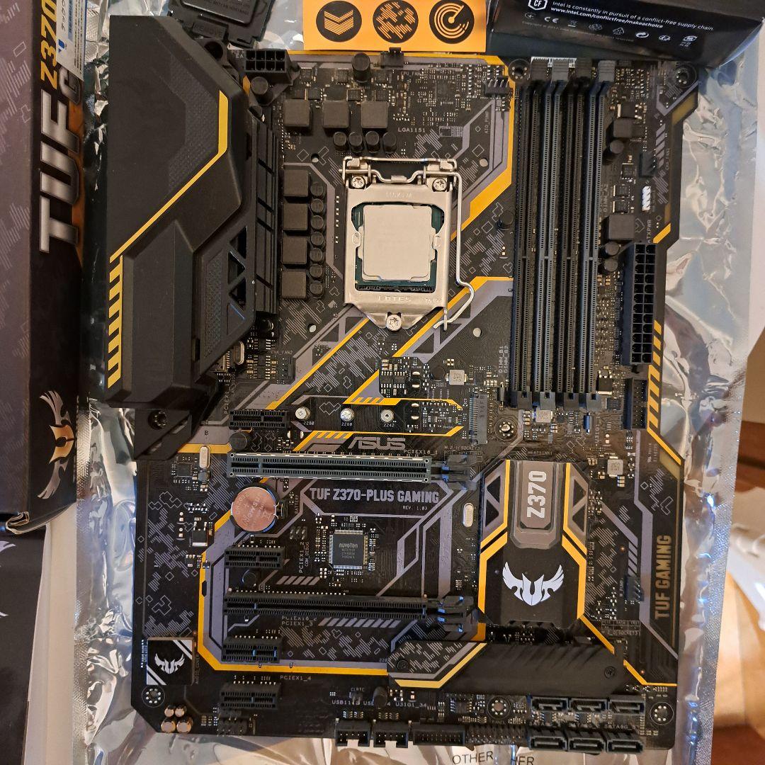 【動作品】ASUS TUF Z370-PLUS GAMING とi7-8700K