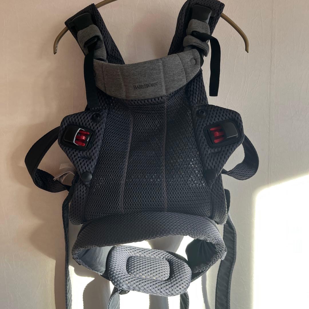 BabyBjörn ハーモニー　アンスラサイト　抱っこ紐 ダークグレー メッシュ