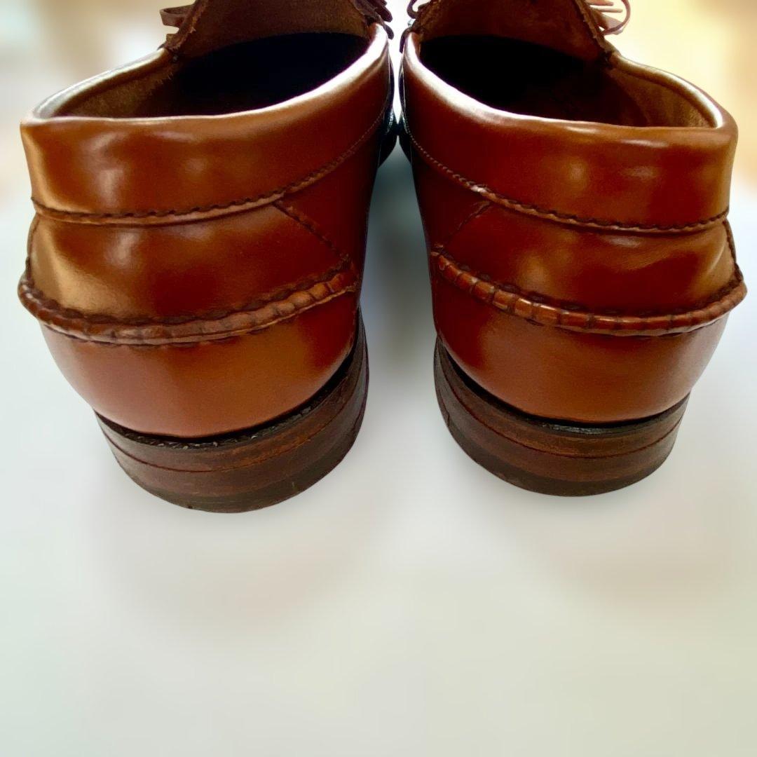 ★ＵＳＡ製 ラルフローレン★ タッセル フリンジ ローファー US8.5 茶色