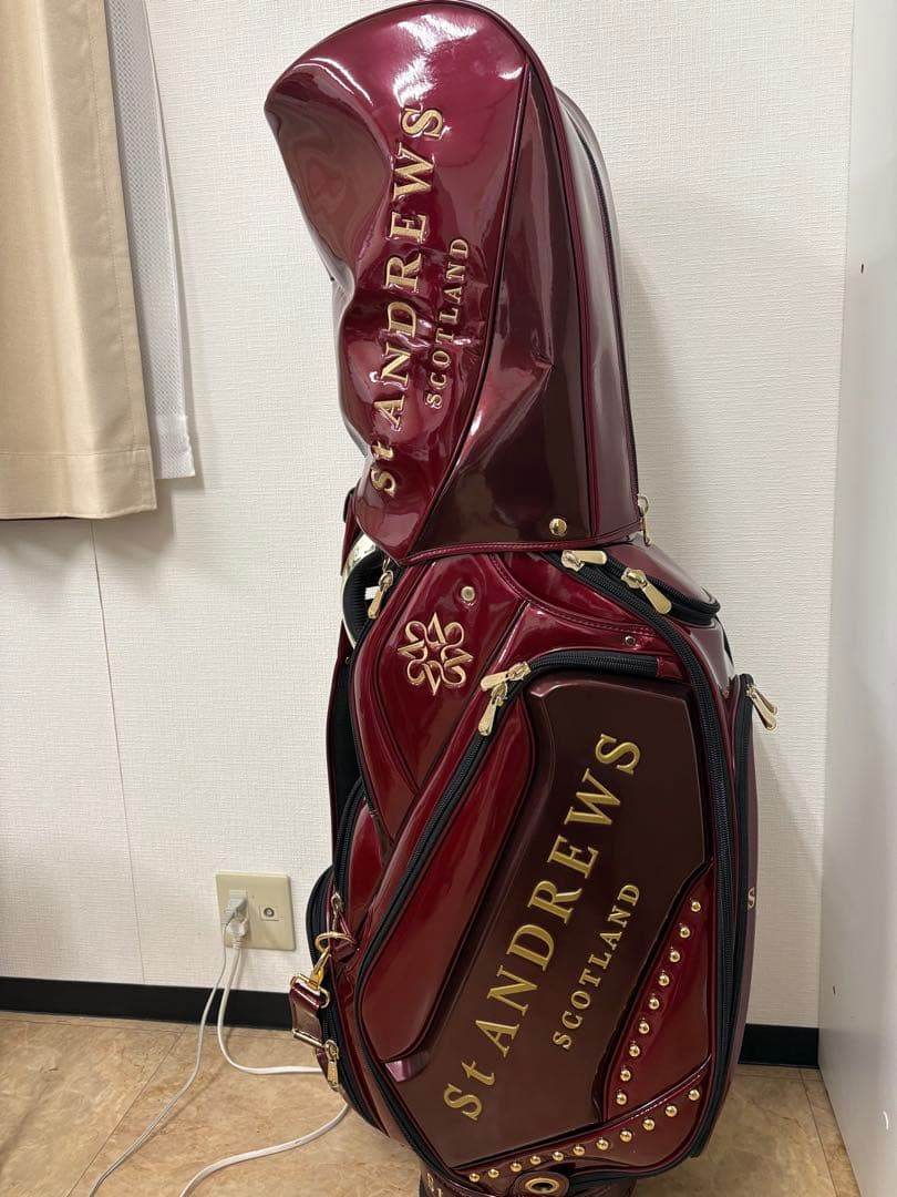 St Andrews ゴルフバッグ・キャディバッグ ワインレッド