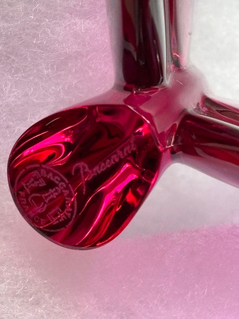 Baccarat バカラ　蝶の置物