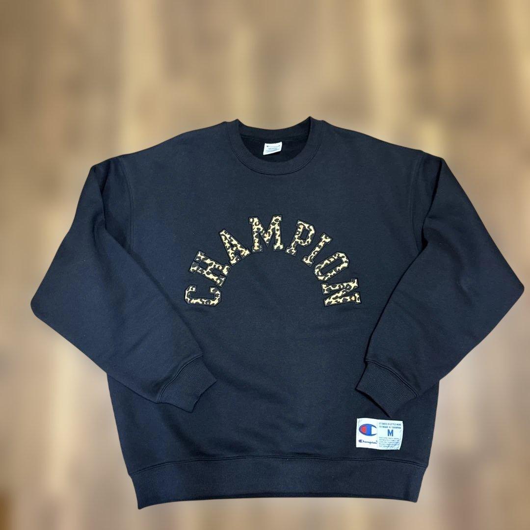 Champion 2026FW レオパードサイズM JAPAN企画　美品黒