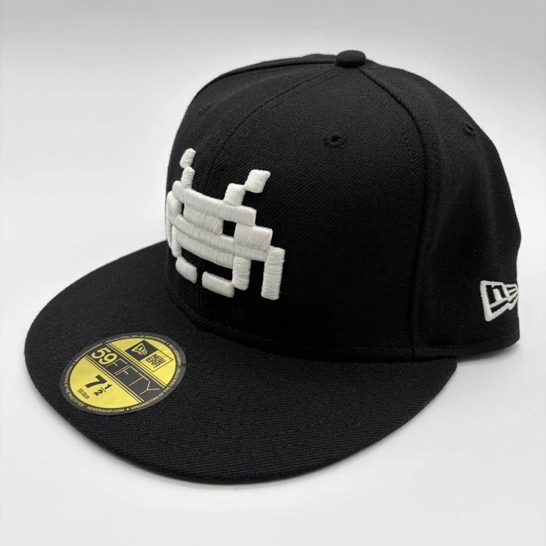ニューエラ NEW ERA インベーダー 7 1/2 青タグ ブラック