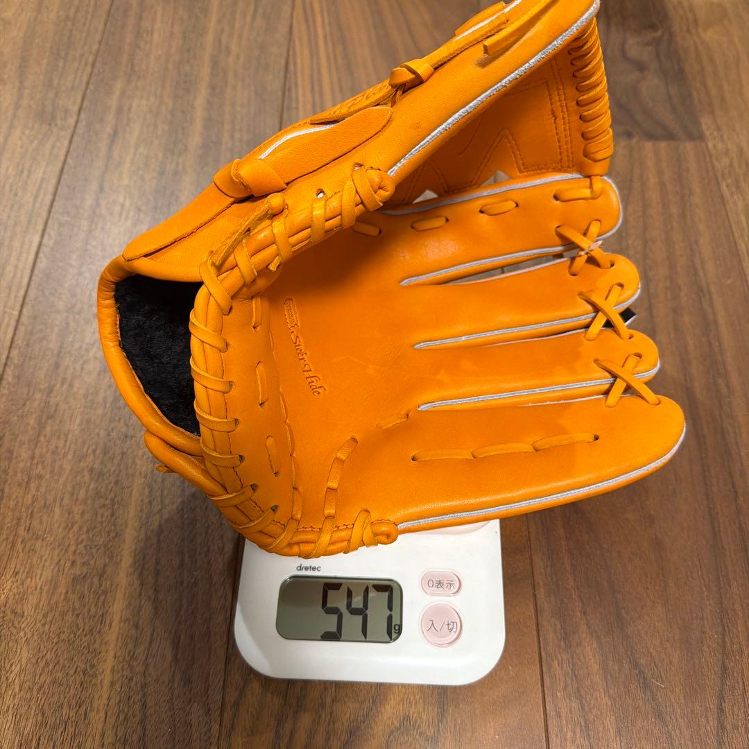 ZETT硬式野球用グローブ オレンジ 新品