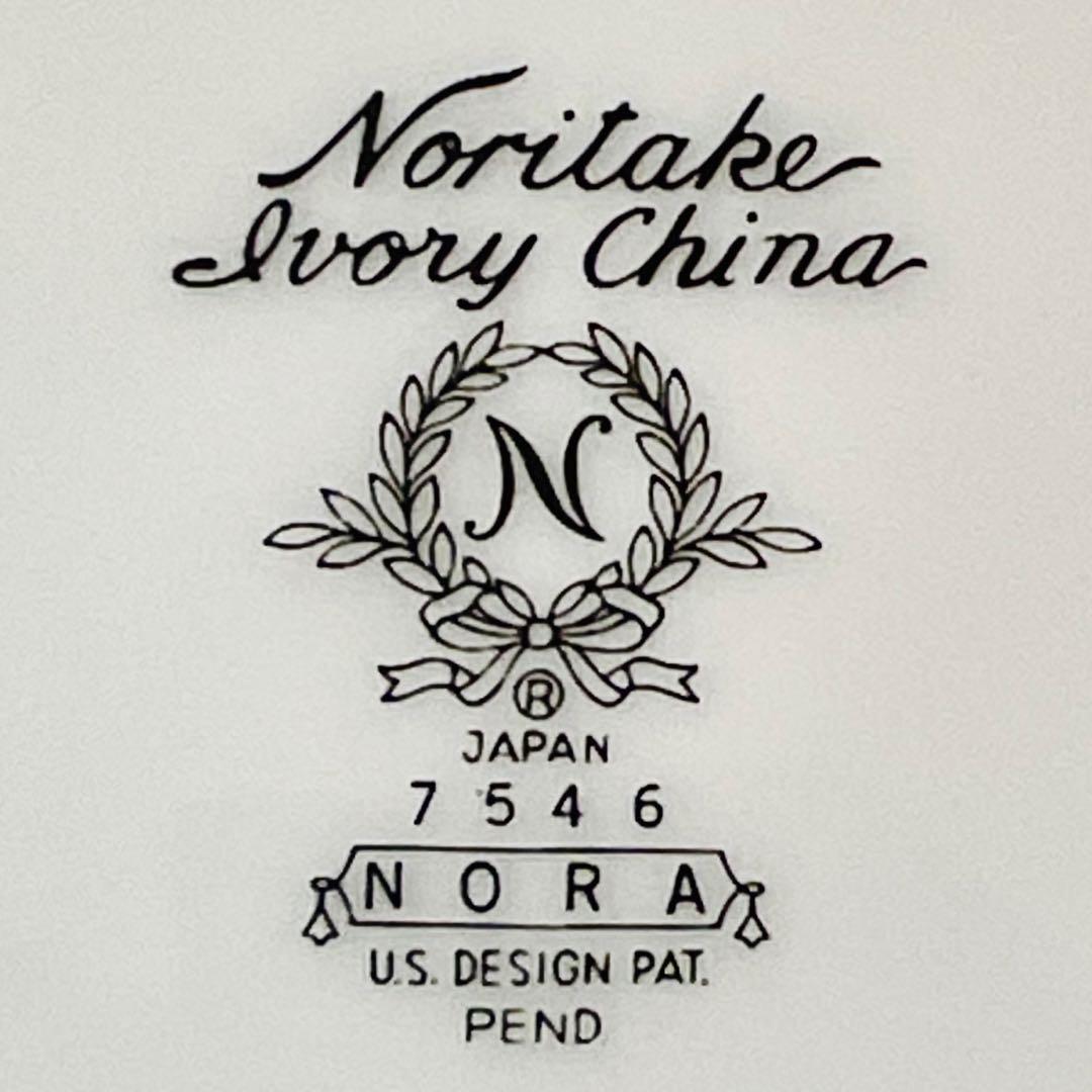 ノリタケ アイボリーチャイナ NORA 白薔薇　金彩　ティーセット 6人分