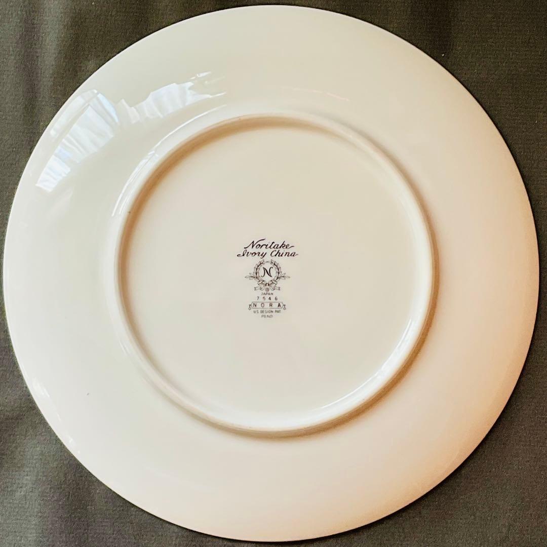 ノリタケ アイボリーチャイナ NORA 白薔薇　金彩　ティーセット 6人分