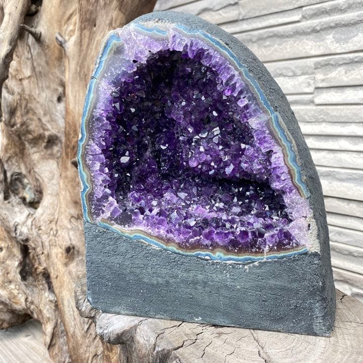 アメジスト クラスター 置き物 原石 7.5kg ウルグアイ産