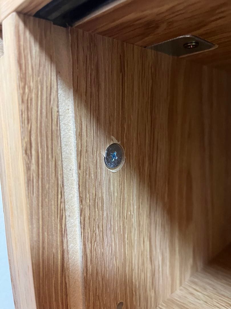 無印　ステンレスユニットシェルフ　引き戸