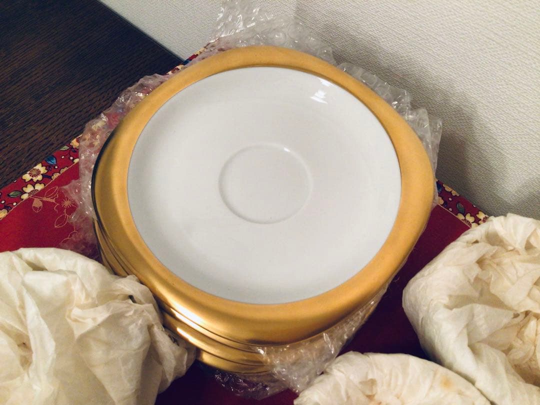 1980s ローゼンタール カップ＆ソーサー スオミ ゴールドライン 6客セット