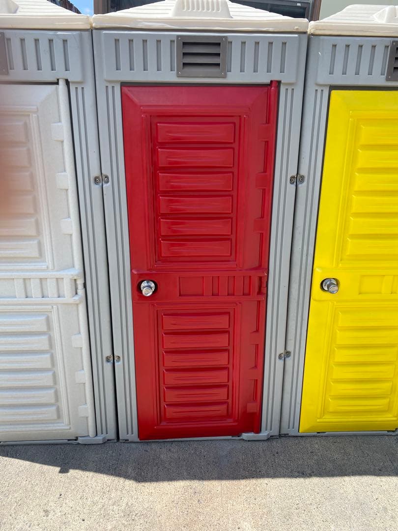 仮設トイレ　中古　簡易洋式タイプ　清掃済み