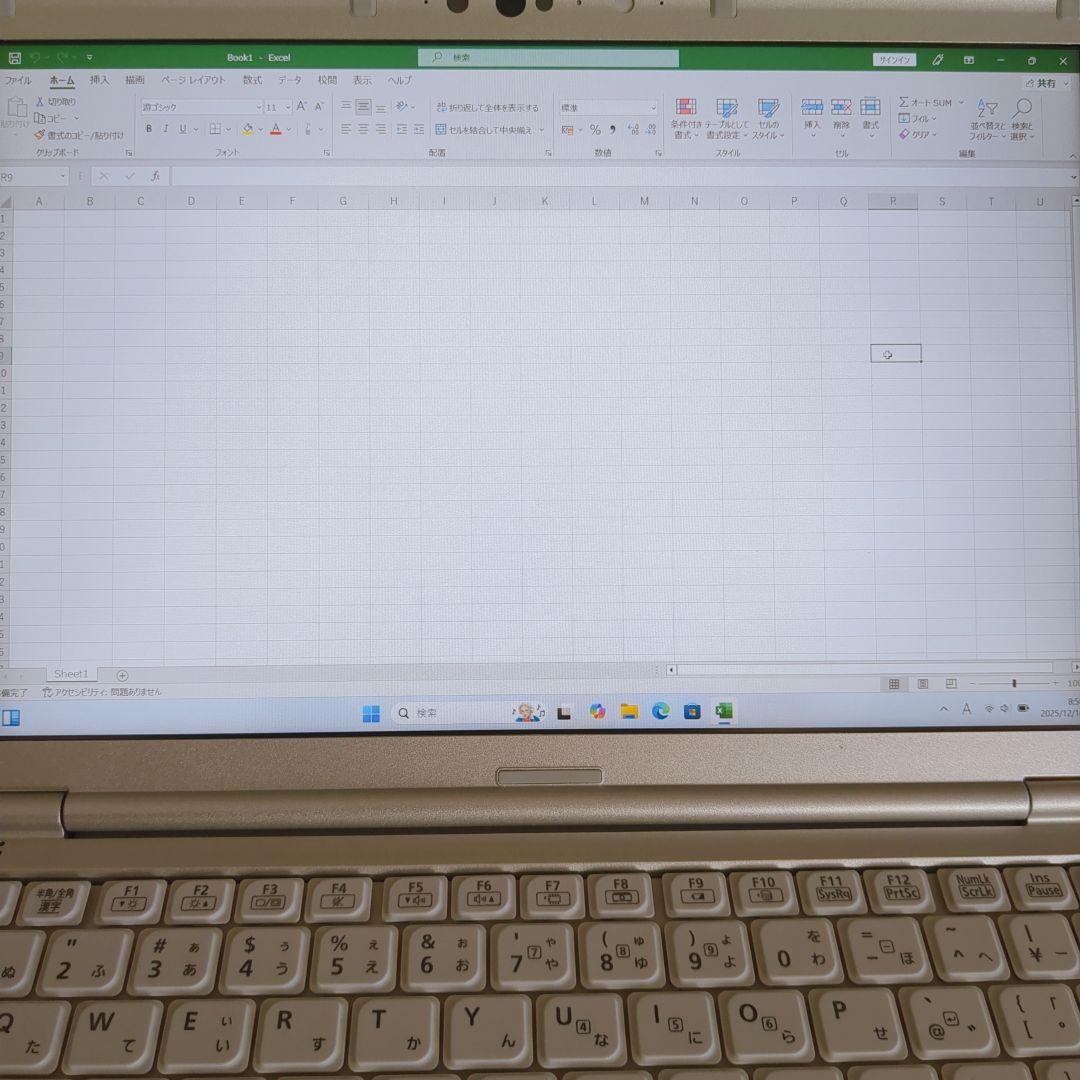 ⑩ Let's note CF-SV1 16G 1TB MS Office