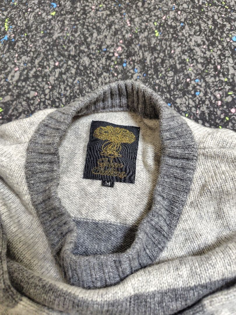 greenclothing グリーンクロージング　ラムウールセーター