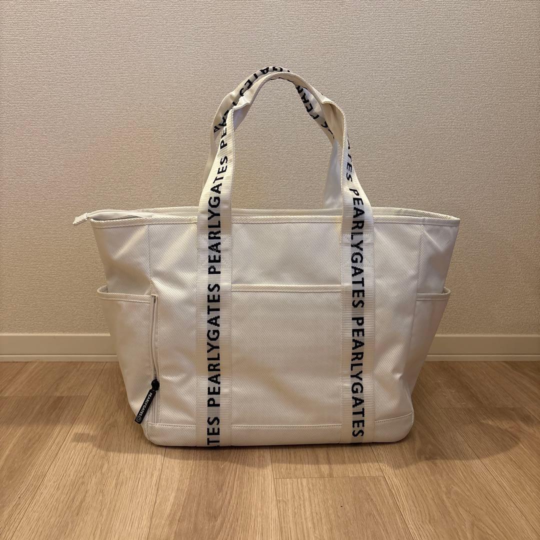 PEARLY GATES ホワイトゴルフバッグ