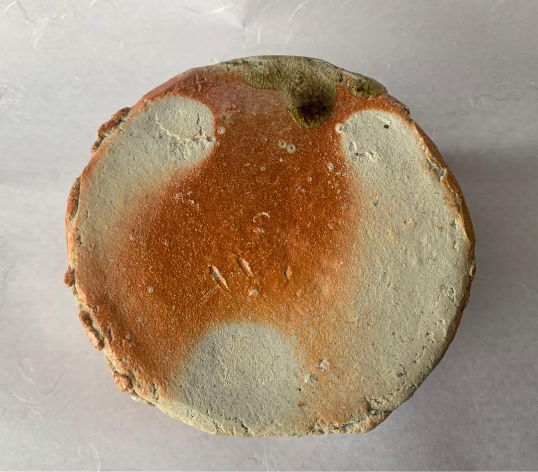 杉本貞光　信楽建水　共箱　寺垣外窯