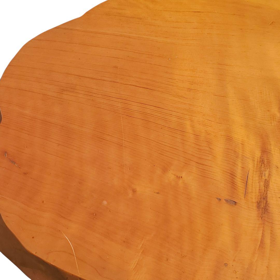 送料込 昭和 レトロ 天然木 一枚板 テーブル 座卓 アンティーク