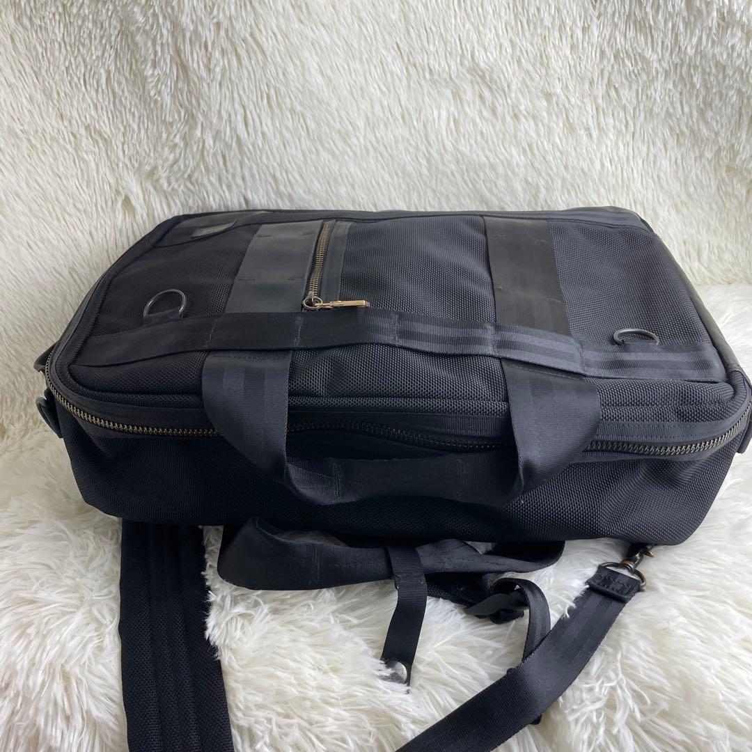 【美品】ポーター ヒート 3way ビジネスバッグ リュック A4 通勤 黒