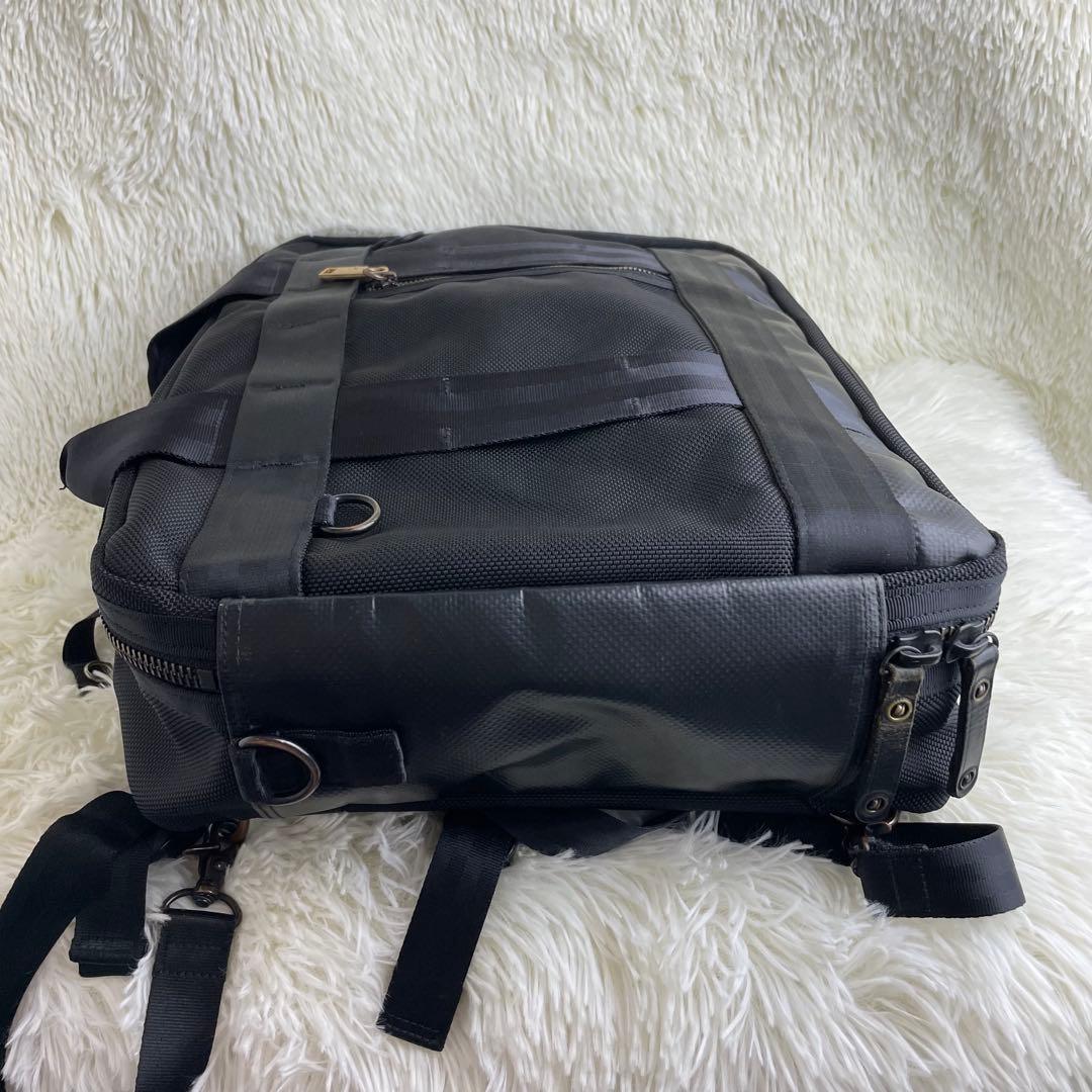 【美品】ポーター ヒート 3way ビジネスバッグ リュック A4 通勤 黒