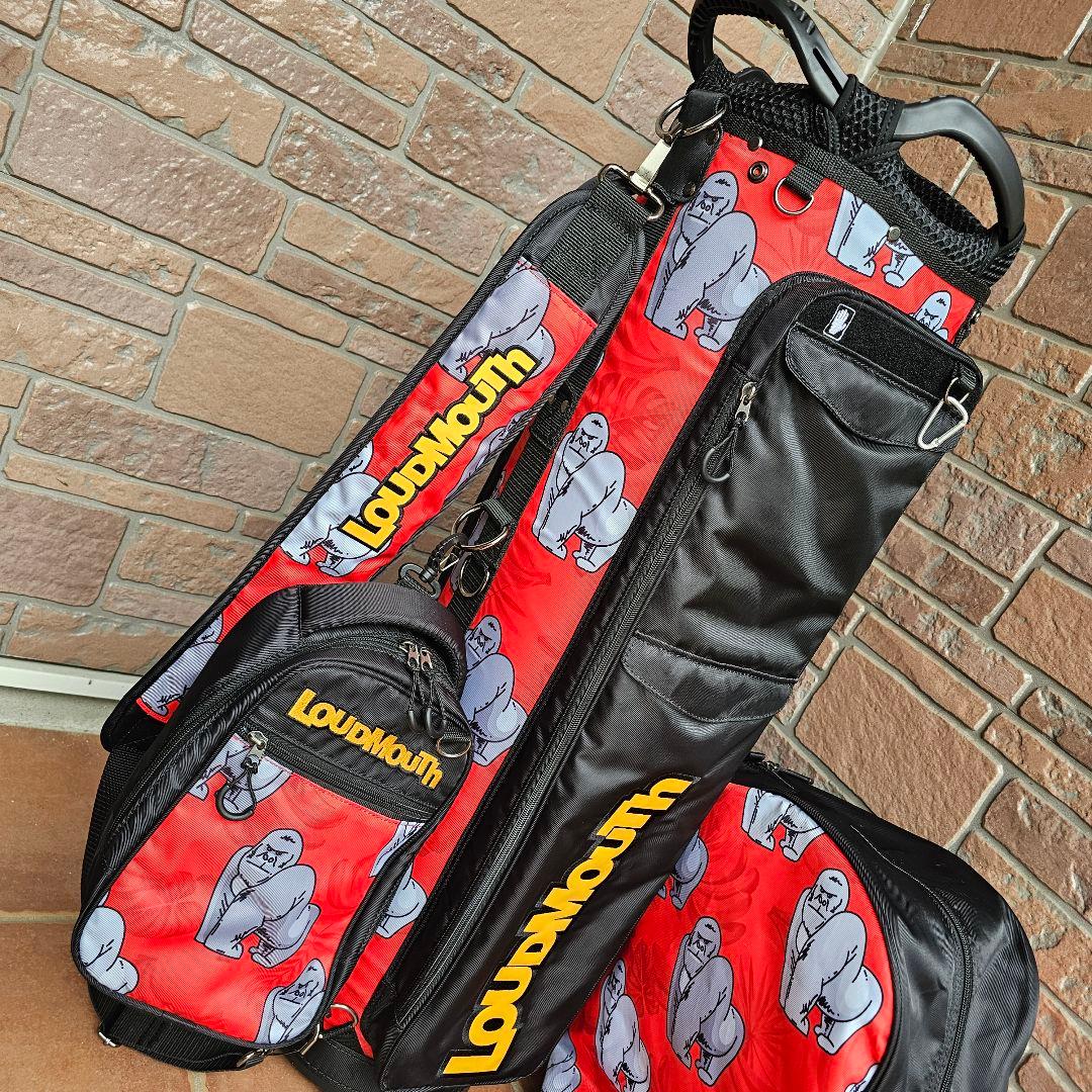 【ラウンドマウス】人気ゴリラ 9型キャディバック 多機能モデル 男女兼用