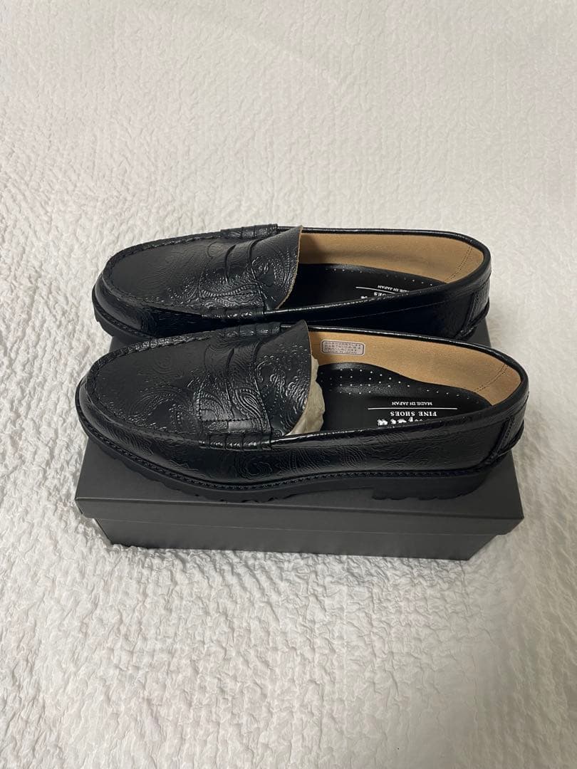 Kenford ブラックレザー ローファー