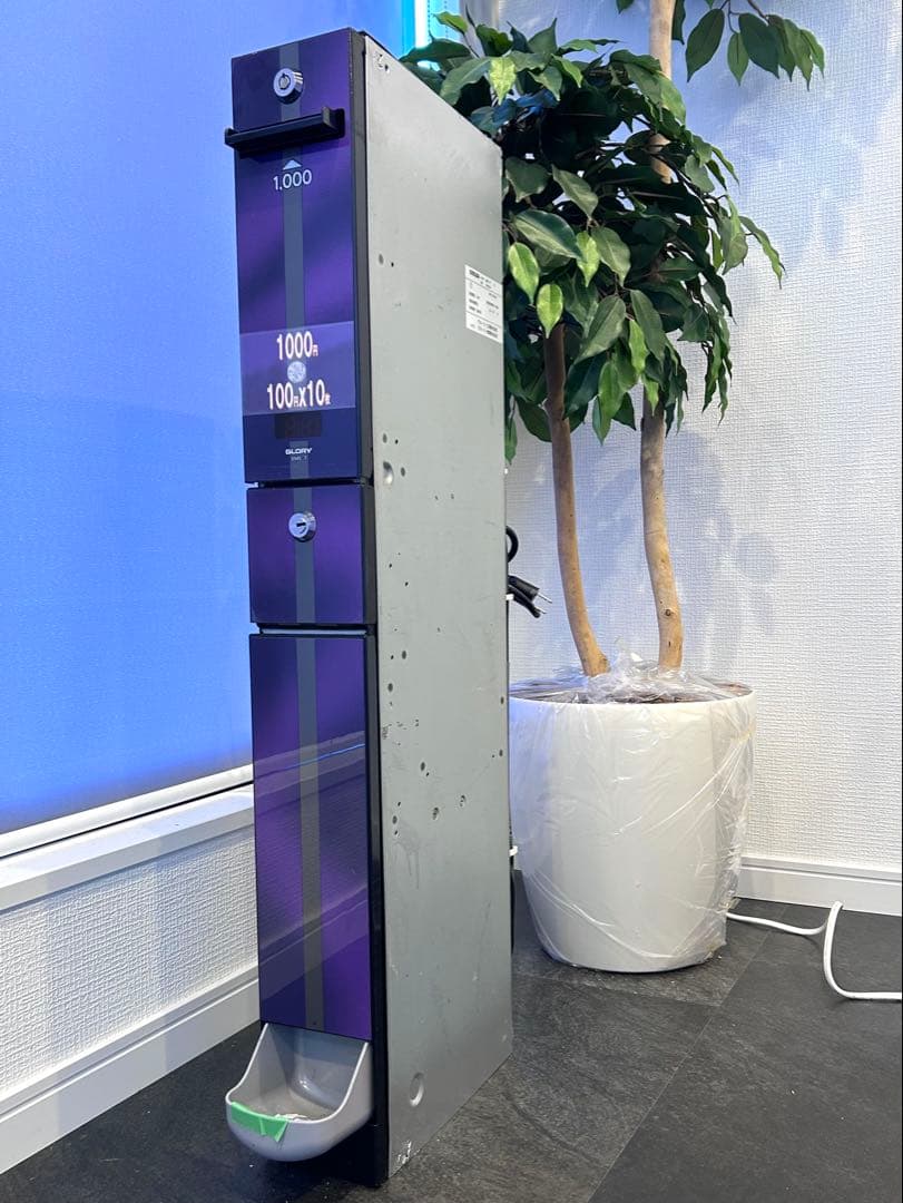 GLORY EMS-7 両替機　新品　1000円を100円10枚　新旧札対応