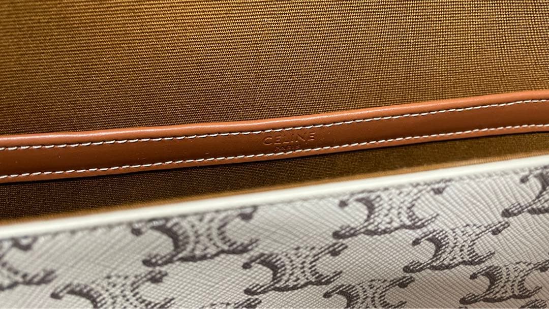 CELINE セリーヌ トリオンフ　フラップ　メッセンジャーバッグ