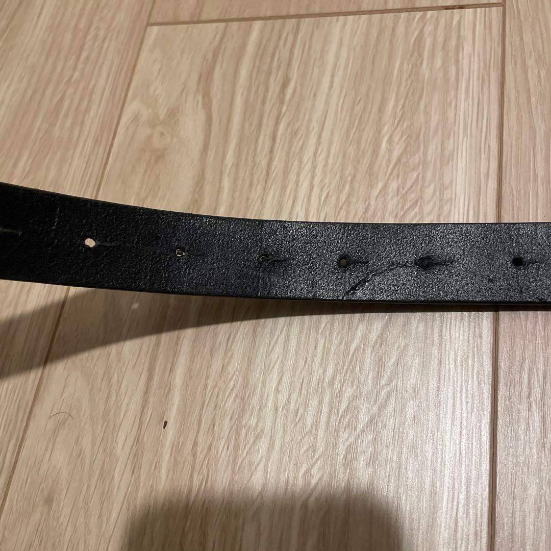 MM6 MAISON MARGIELA ブラック Numeric レザーベルト