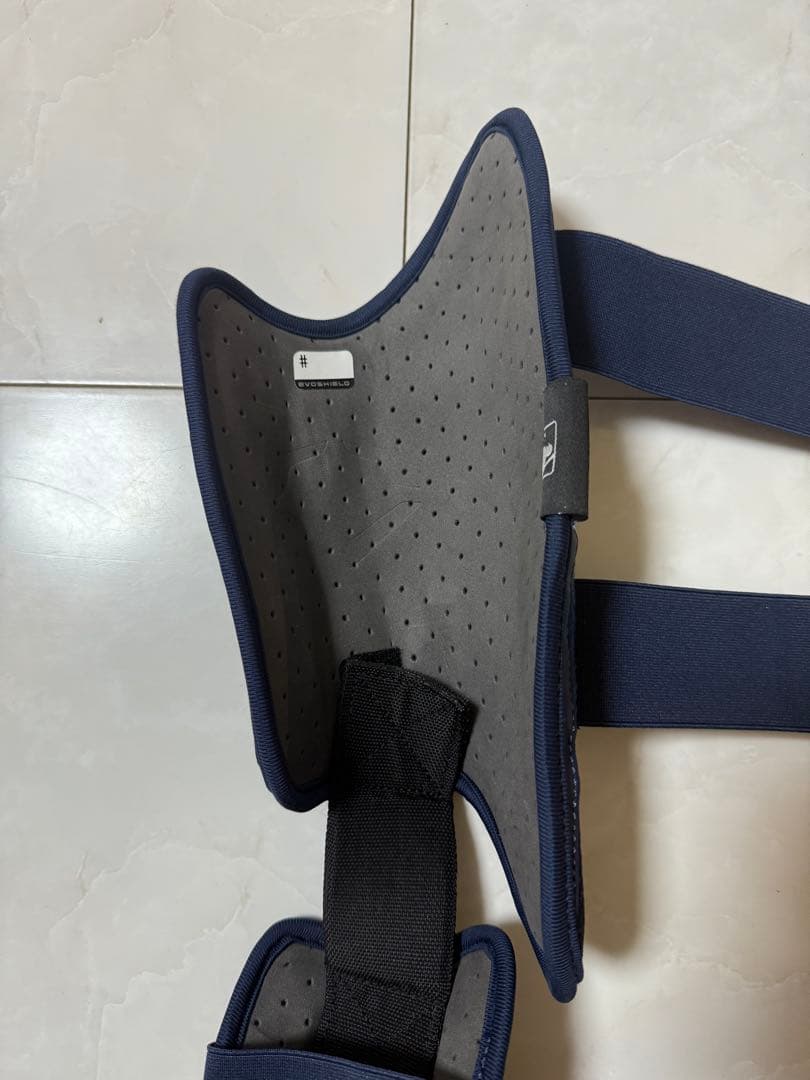 野球 エボシールド フットガード ネイビー